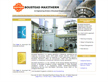 Tablet Screenshot of bousteadmaxitherm.com